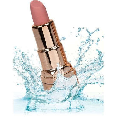Rossetto vibrante ricaricabile, compatto e impermeabile per il piacere in viaggio